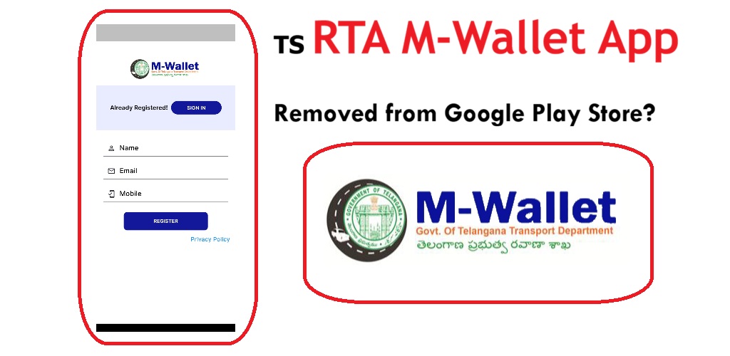 TS RTA M-Wallet App Removed from Google Play Store